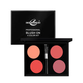 Christine Professional Blush-On 4 Color Kit Shade 01